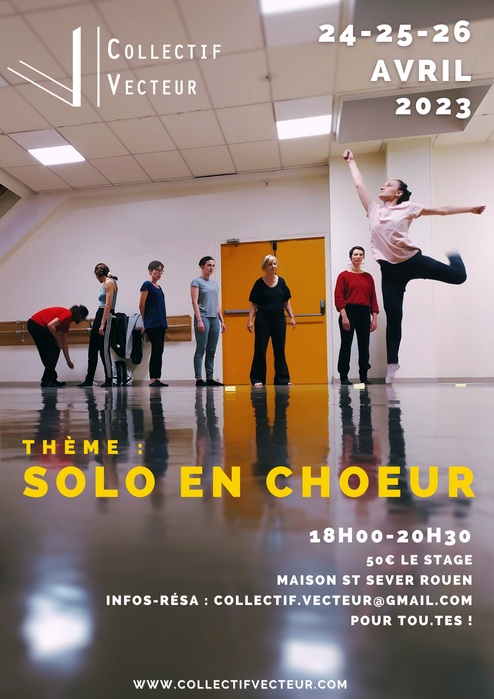 Remous avril 2023 solo en Choeur danse Rouen