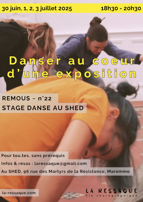 stage danse rouen shed exposition normandie