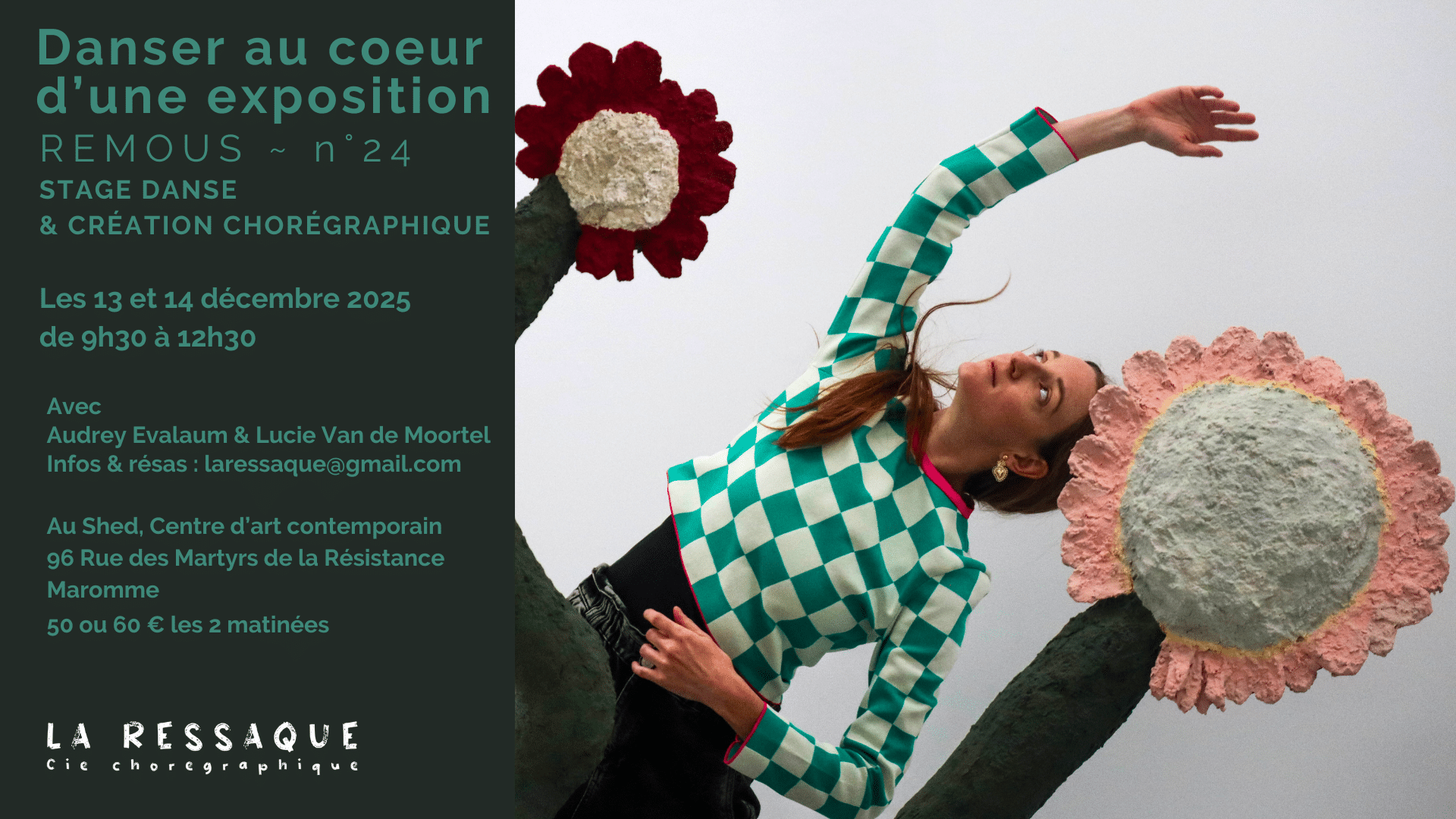 stage danse La ressaque exposition art contemporain normandie