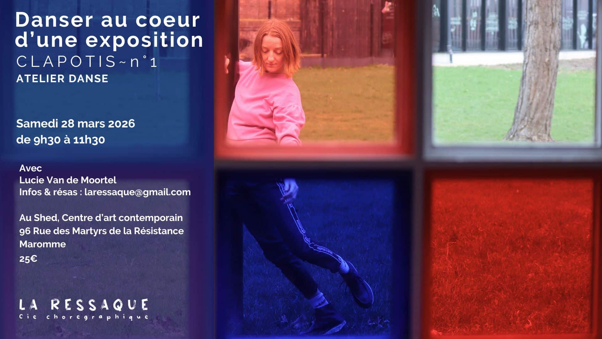 Atelier danse Normandie La Ressaque Le SHED